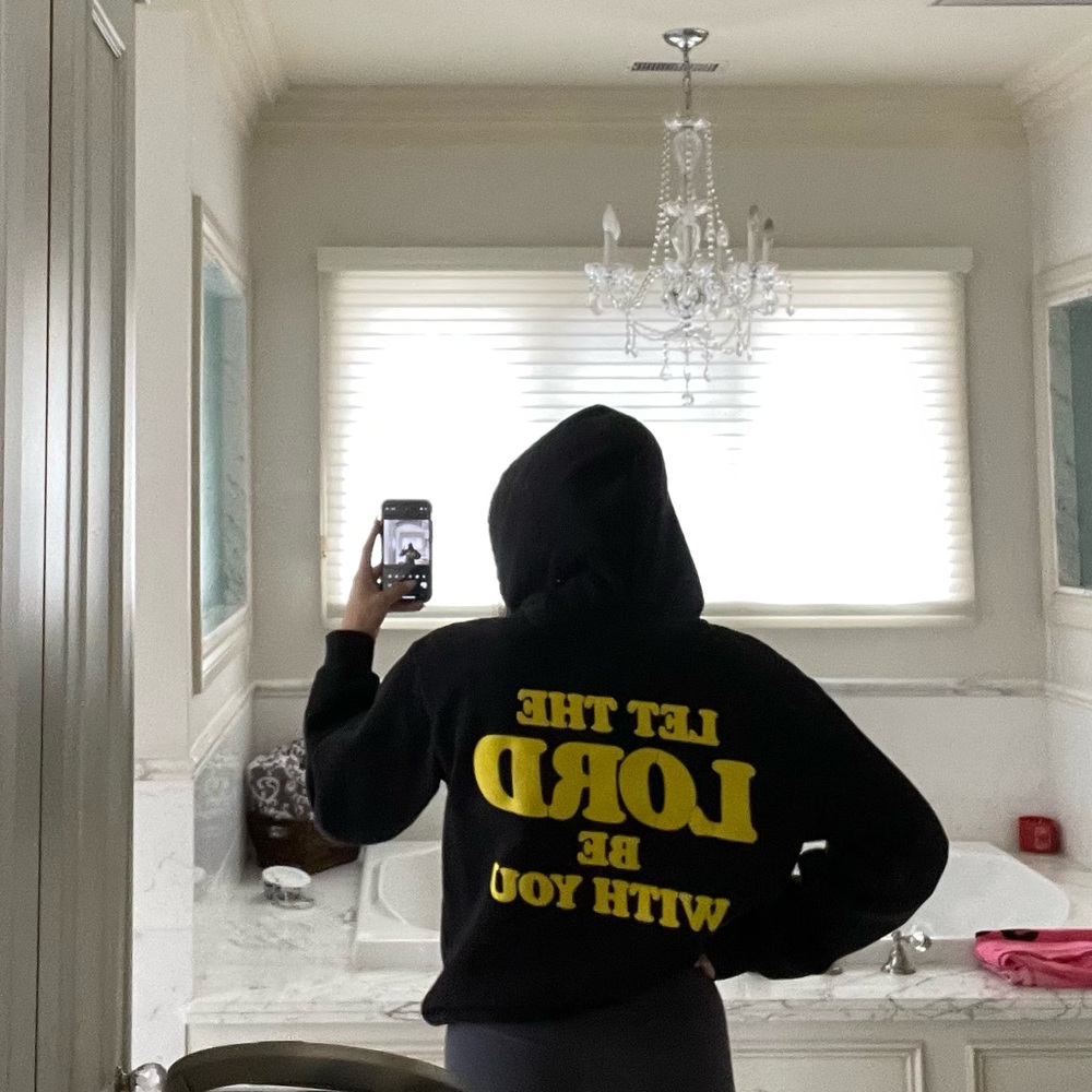 Talentless hoodie size S unisex Let the lord be with you